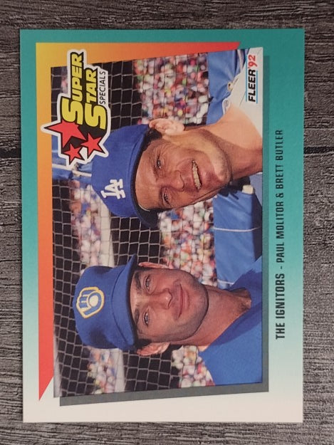 1992 Fleer #702 Paul Molitor/Brett Butler