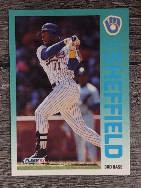 1992 Fleer #188 Gary Sheffield