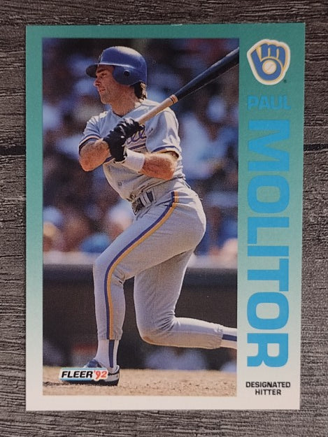 1992 Fleer #182 Paul Molitor