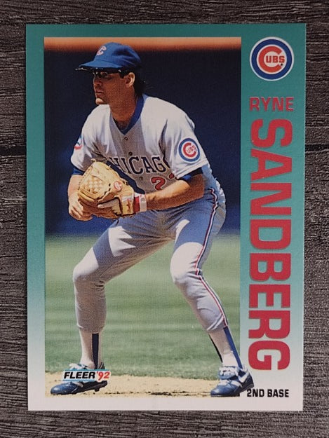 1992 Fleer #389 Ryne Sandberg