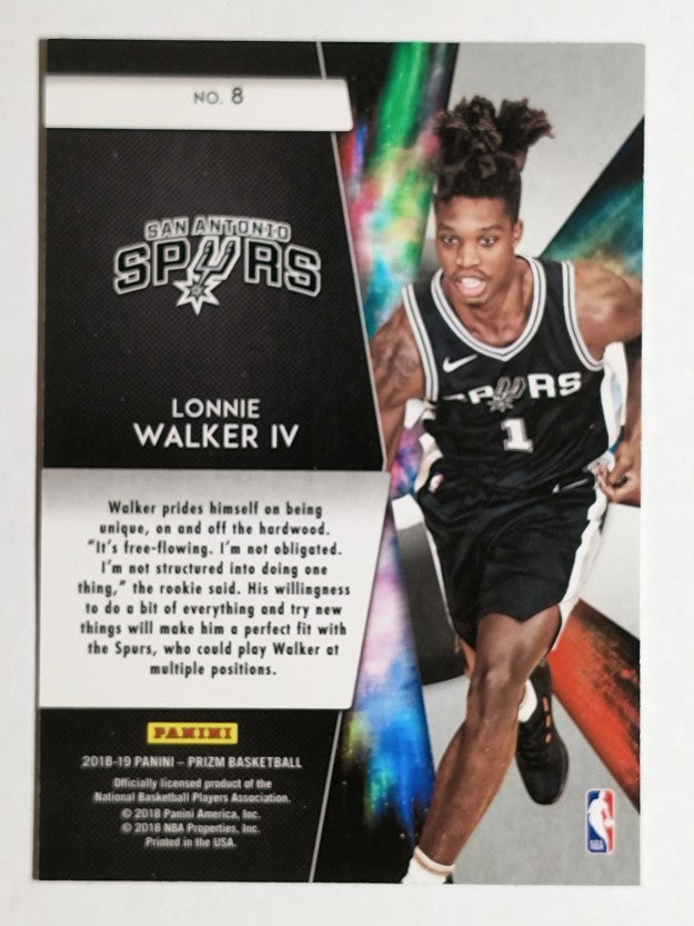 2018-19 Panini Prizm Freshman Phenoms #8 Lonnie Walker IV