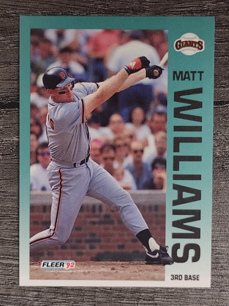 1992 Fleer #650 Matt Williams
