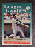 1992 Fleer #688 Jose Canseco LL