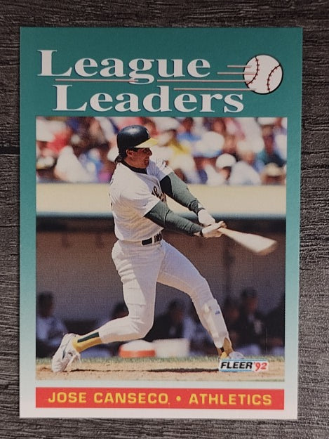 1992 Fleer #688 Jose Canseco LL