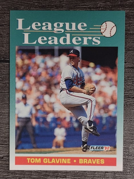 1992 Fleer #694 Tom Glavine LL
