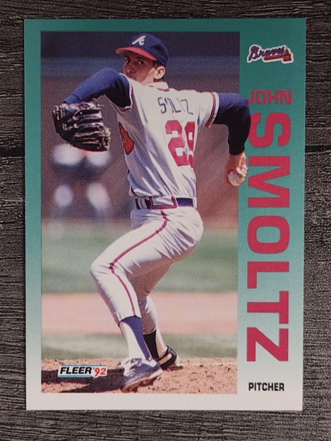 1992 Fleer #371 John Smoltz