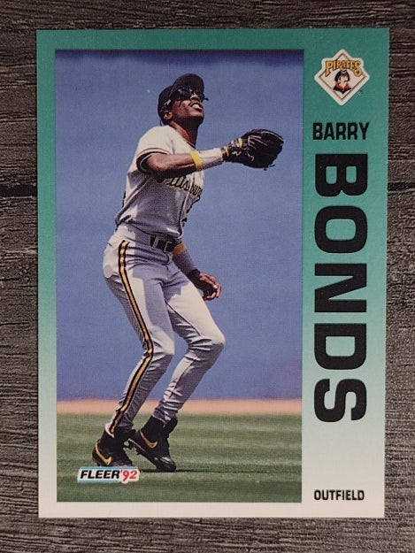 1992 Fleer #550 Barry Bonds