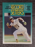 1992 Fleer #681 Rickey Henderson RS