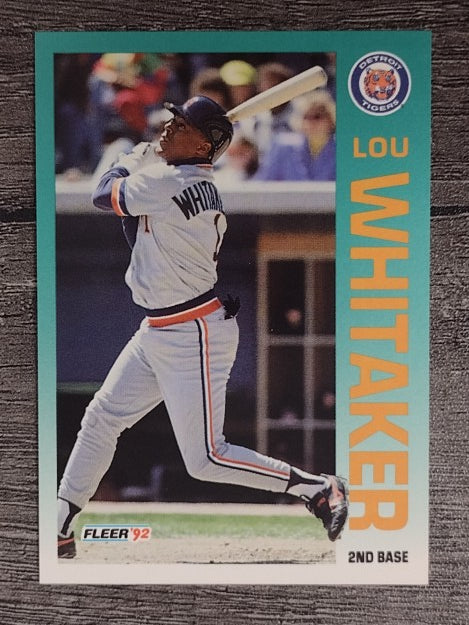 1992 Fleer #149 Lou Whitaker