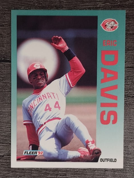 1992 Fleer #403 Eric Davis
