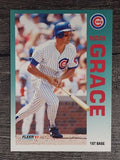 1992 Fleer #381 Mark Grace