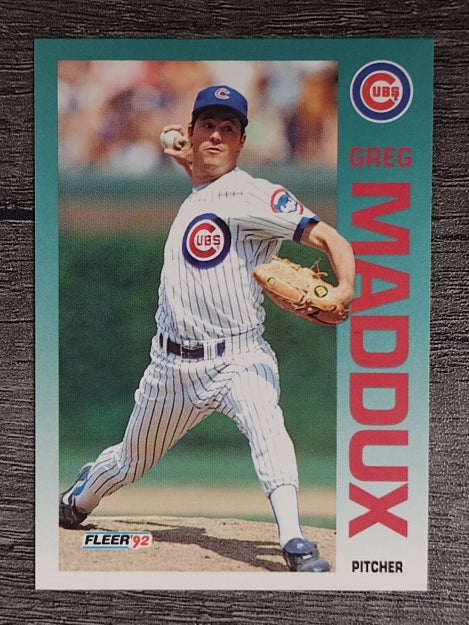 1992 Fleer #386 Greg Maddux
