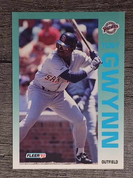 1992 Fleer #605 Tony Gwynn