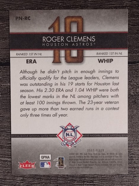 2007 Fleer Perfect 10 #RC Roger Clemens