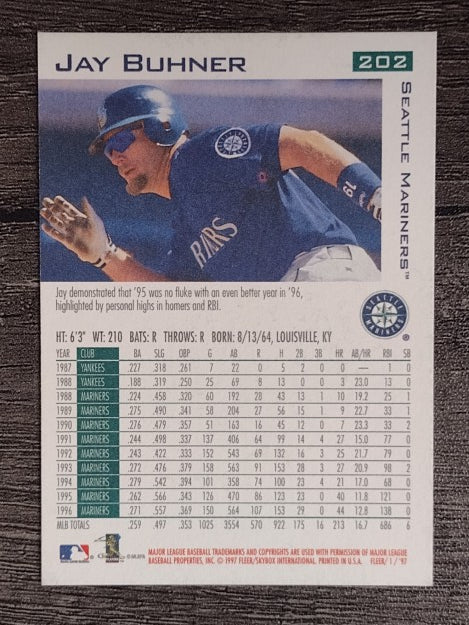 1997 Fleer #202 Jay Buhner