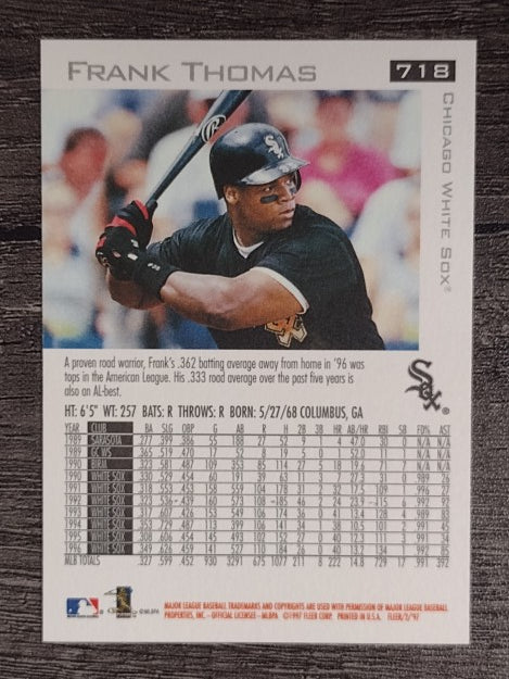 1997 Fleer #718 Frank Thomas ENC