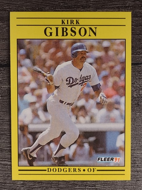 1991 Fleer #199 Kirk Gibson