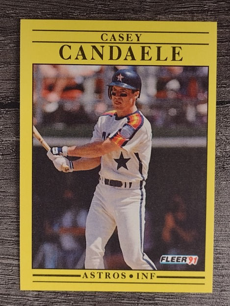 1991 Fleer #501 Casey Candaele