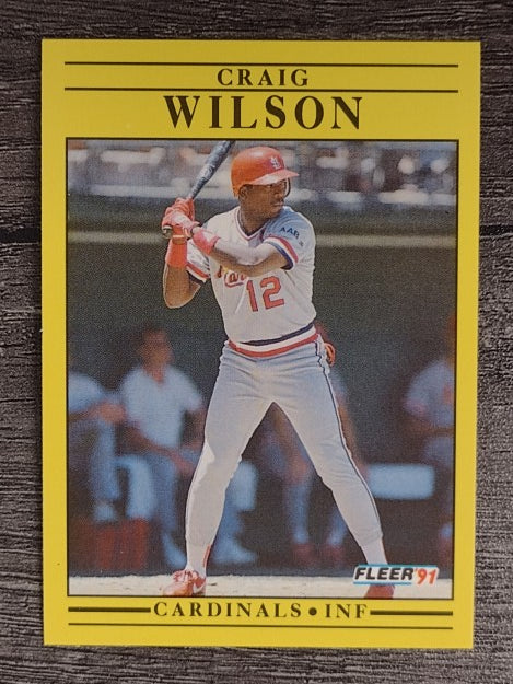 1991 Fleer #652 Craig Wilson RC