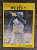 1991 Fleer #189 Mark Whiten