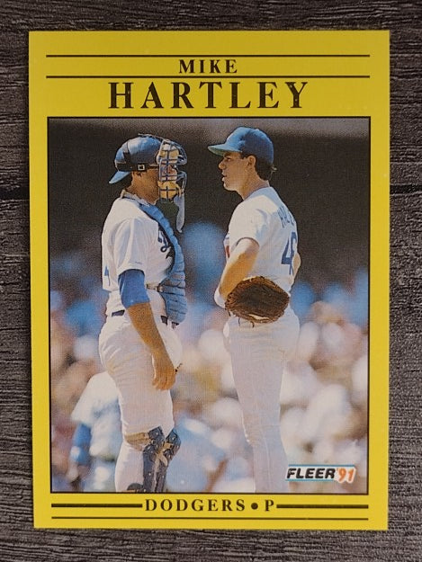 1991 Fleer #205 Mike Hartley