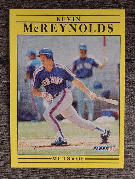 1991 Fleer #154 Kevin McReynolds