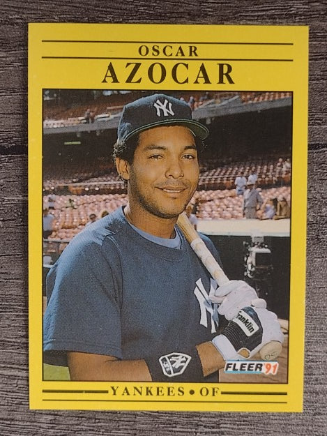 1991 Fleer #655 Oscar Azocar