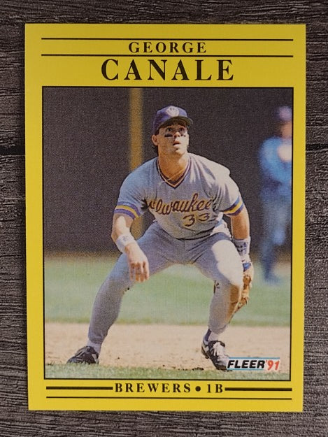 1991 Fleer #578 George Canale