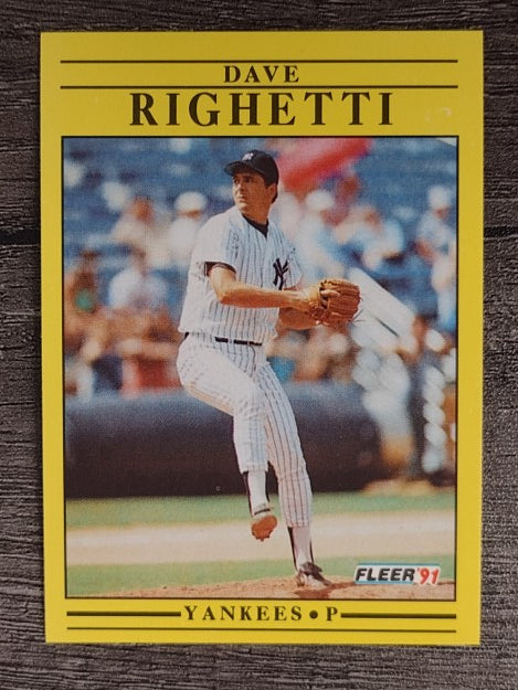 1991 Fleer #677 Dave Righetti