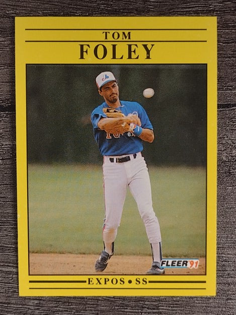 1991 Fleer #230 Tom Foley