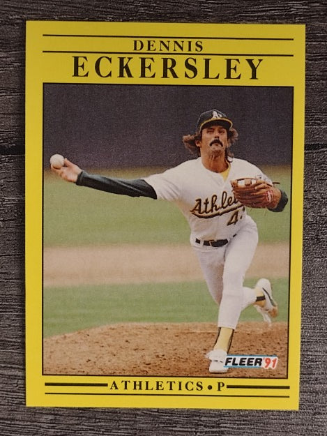 1991 Fleer #6 Dennis Eckersley