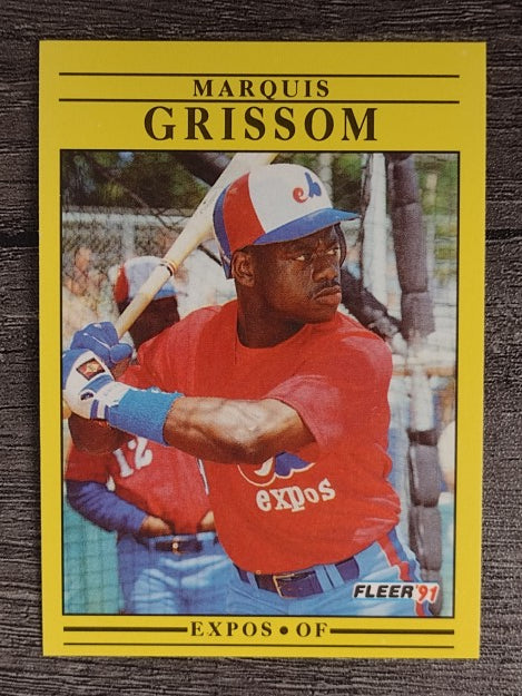 1991 Fleer #234 Marquis Grissom