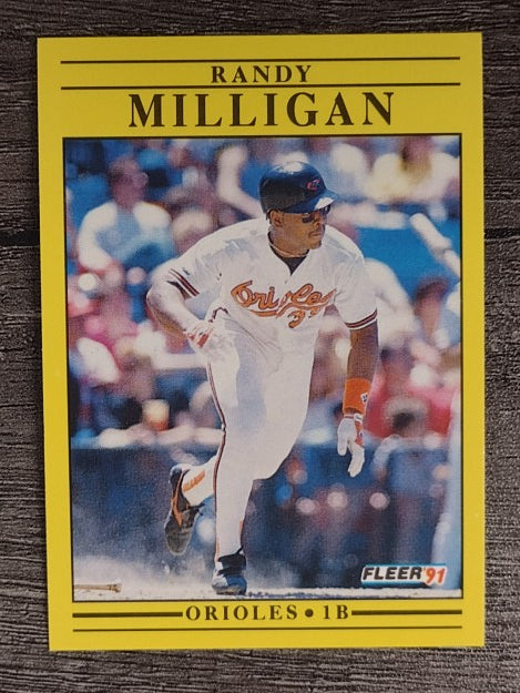 1991 Fleer #484 Randy Milligan