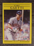 1991 Fleer #609 Gary Gaetti