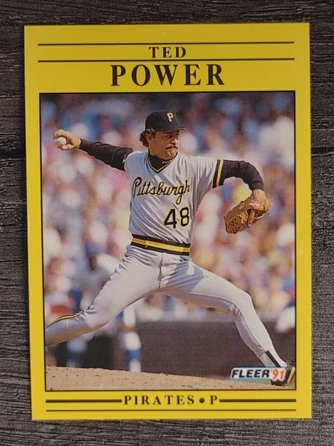 1991 Fleer #46 Ted Power