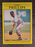 1991 Fleer #348 Tony Phillips