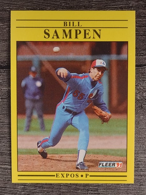 1991 Fleer #247 Bill Sampen