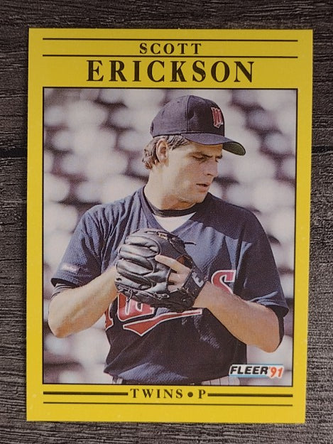 1991 Fleer #608 Scott Erickson