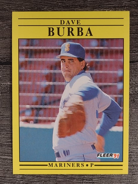 1991 Fleer #447 Dave Burba RC