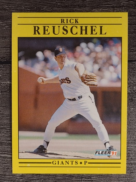 1991 Fleer #270 Rick Reuschel