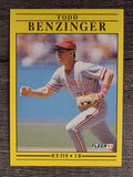 1991 Fleer #56 Todd Benzinger