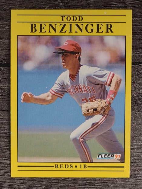 1991 Fleer #56 Todd Benzinger