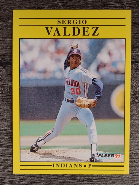 1991 Fleer #380 Sergio Valdez