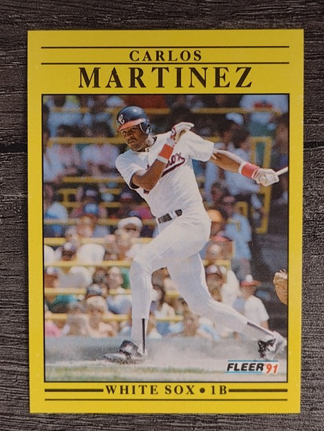 1991 Fleer #128 Carlos Martinez