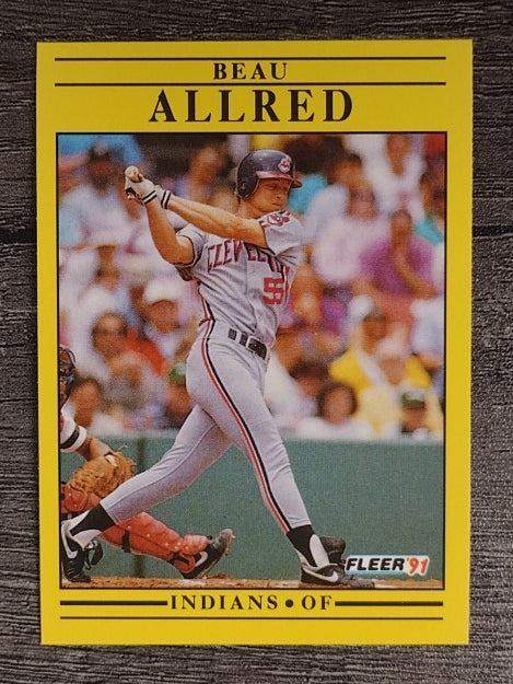 1991 Fleer #358 Beau Allred