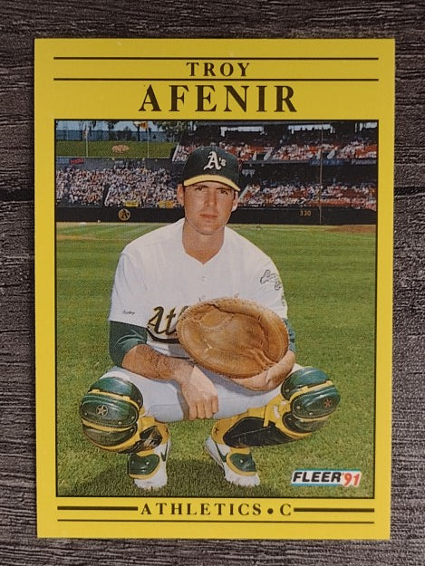 1991 Fleer #1 Troy Afenir RC