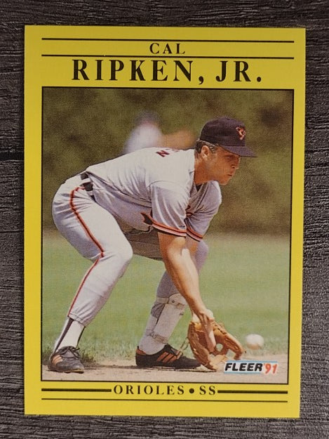 1991 Fleer #490 Cal Ripken