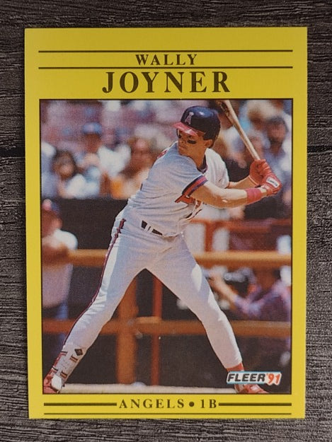 1991 Fleer #317 Wally Joyner