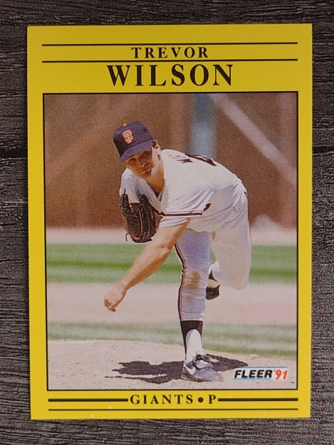 1991 Fleer #277 Trevor Wilson