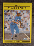 1991 Fleer #237 Dave Martinez